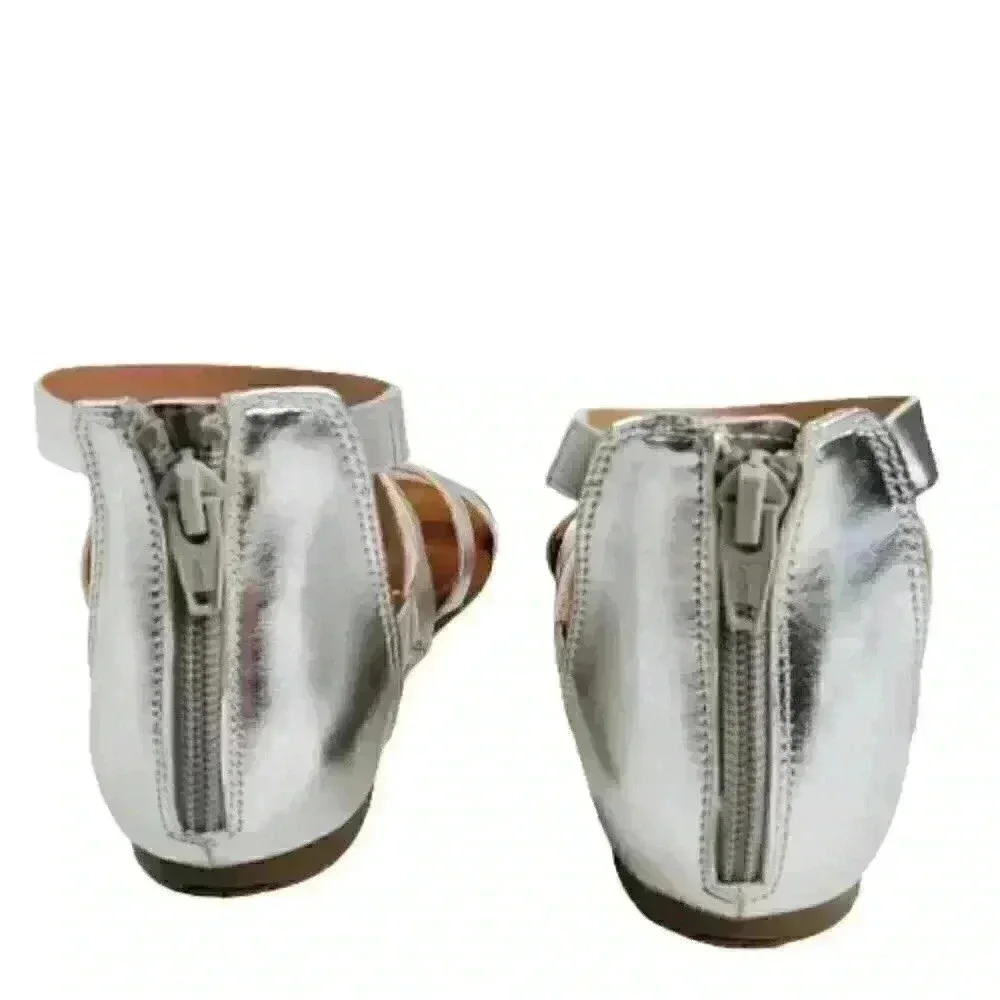 Cat & Jack Toddler Girls' Gladiator Sandals Silver